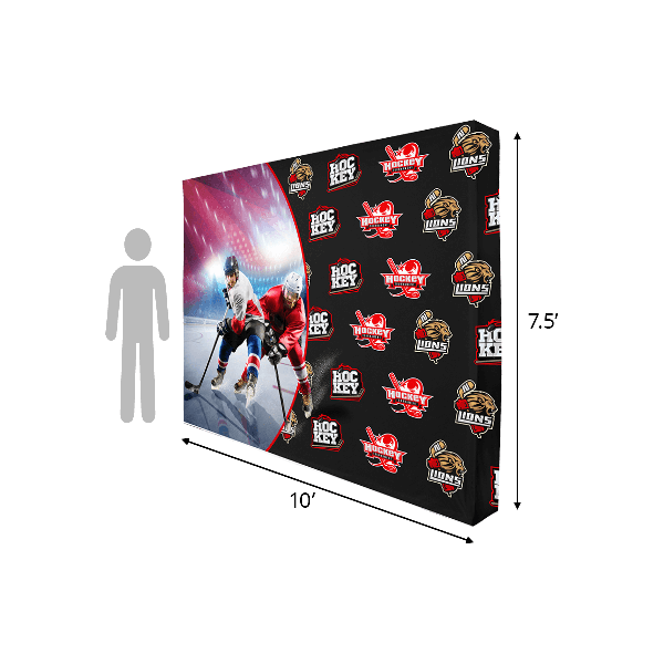 Pop-Up Straight Display Wall