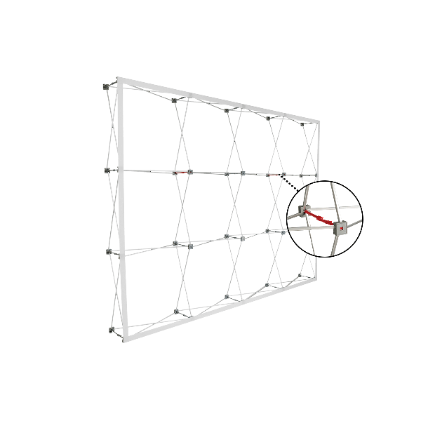Pop-Up Straight Display Wall